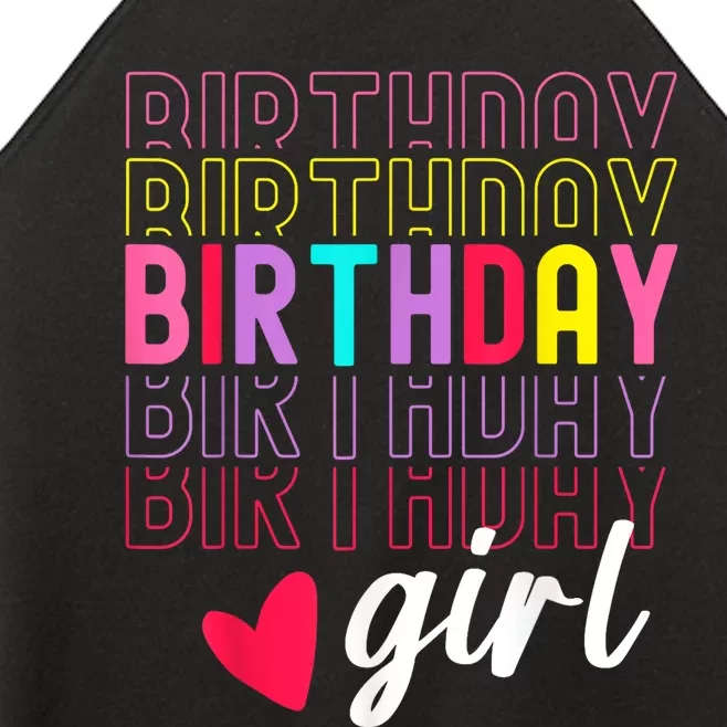 Retro Birthday Awesome Cute Birthday Party Women’s Perfect Tri Rocker Tank