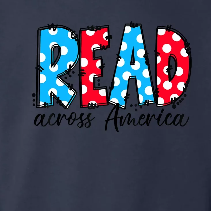 Read Books Across America Funny Bookworm Reader Book Lover Toddler Hoodie