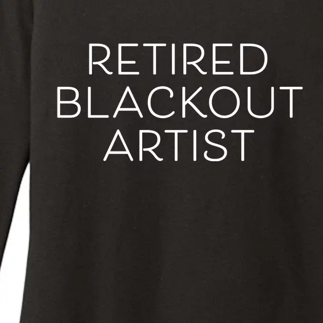 Retired Blackout Artist Womens CVC Long Sleeve Shirt