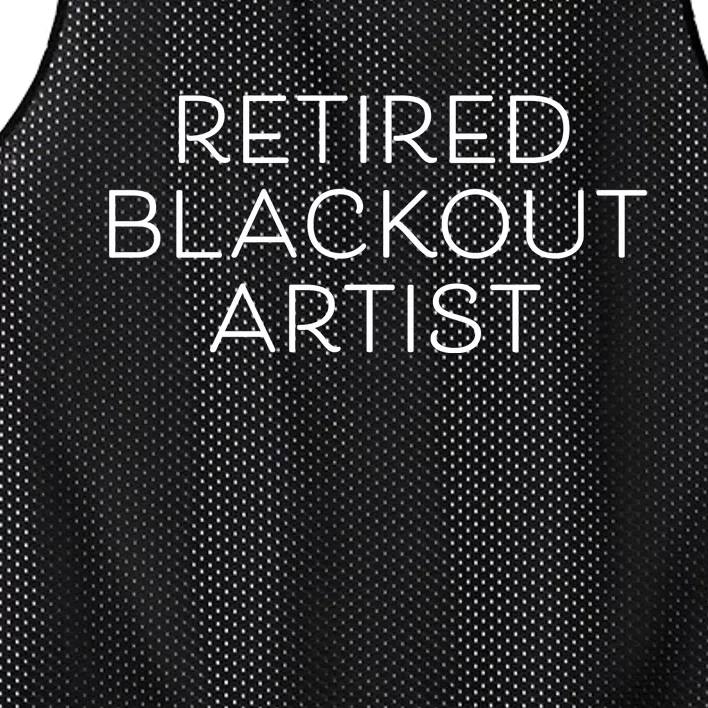 Retired Blackout Artist Mesh Reversible Basketball Jersey Tank