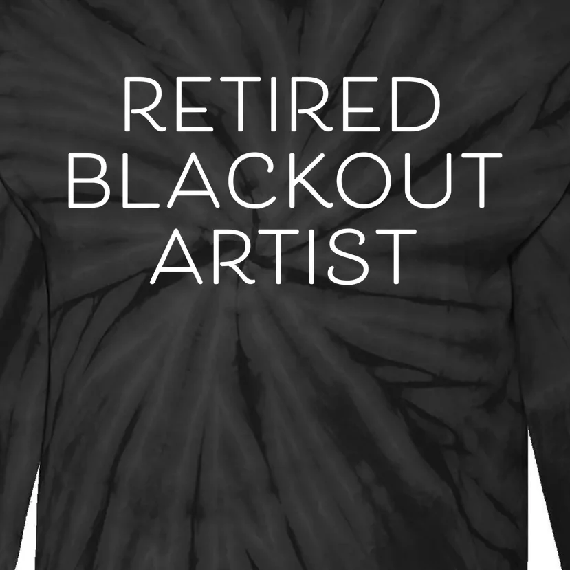 Retired Blackout Artist Tie-Dye Long Sleeve Shirt