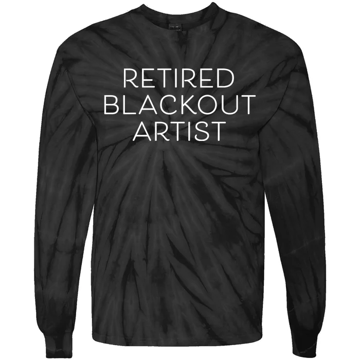 Retired Blackout Artist Tie-Dye Long Sleeve Shirt