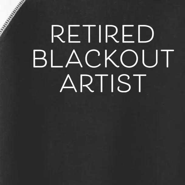 Retired Blackout Artist Toddler Fine Jersey T-Shirt