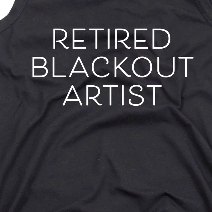 Retired Blackout Artist Tank Top