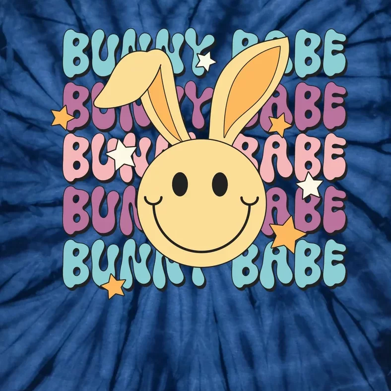 Retro Bunny Babe Cute Bunny Tie-Dye T-Shirt