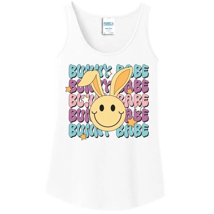 Retro Bunny Babe Cute Bunny Ladies Essential Tank