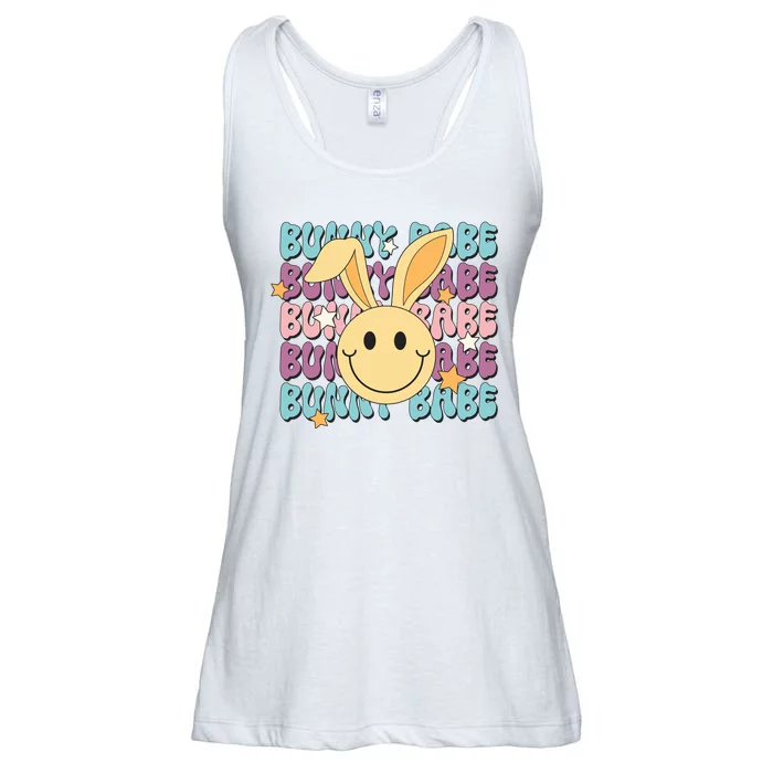 Retro Bunny Babe Cute Bunny Ladies Essential Flowy Tank