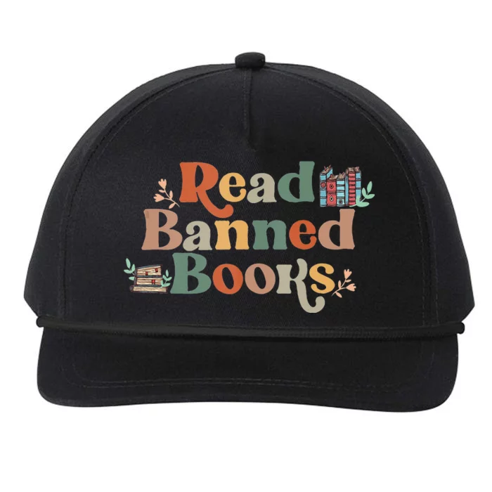 Read Banned Books Week Reading Freedom Librarian Snapback Five-Panel Rope Hat