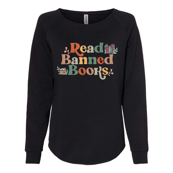 Read Banned Books Week Reading Freedom Librarian Womens California Wash Sweatshirt