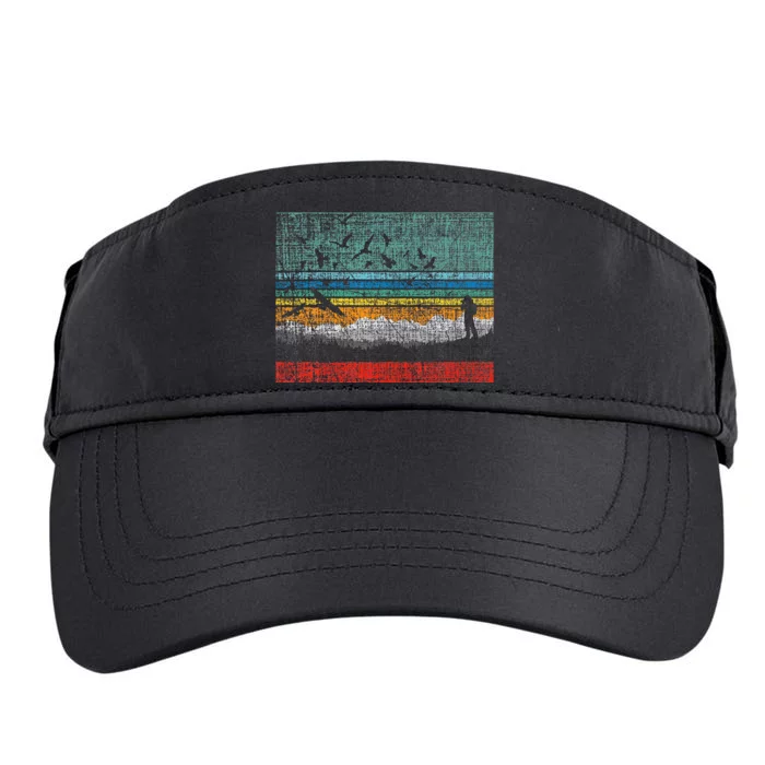 Retro Birding Bird Watching Bird Watcher Birder Adult Drive Performance Visor