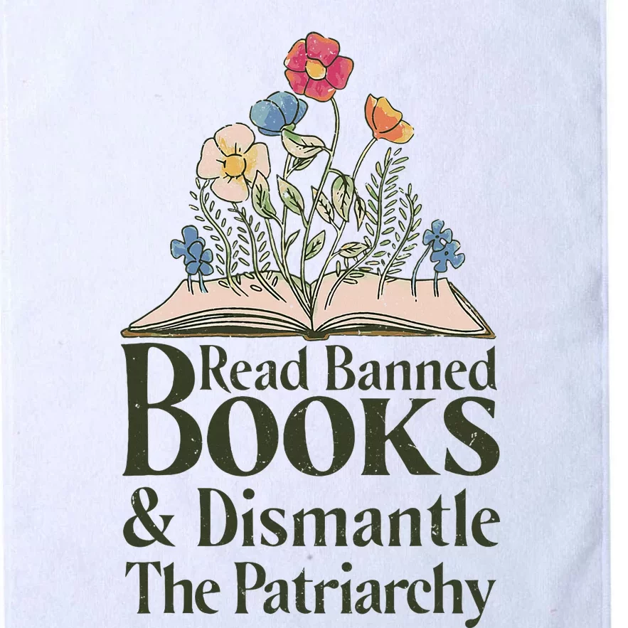 Read Banned Books and Dismantle The Patriarchy Feminist Platinum Collection Golf Towel