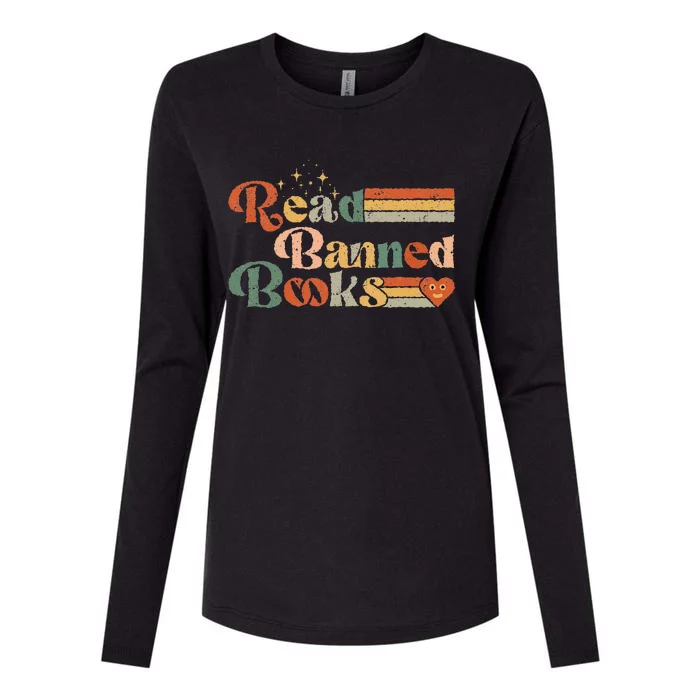 Read Banned Books Week Reader Womens Cotton Relaxed Long Sleeve T-Shirt