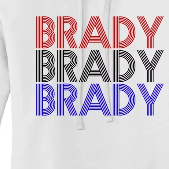 Retro Brady Brady Brady Women's Pullover Hoodie