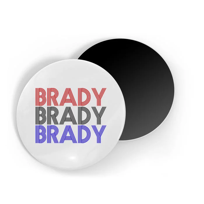 Retro Brady Brady Brady Magnet