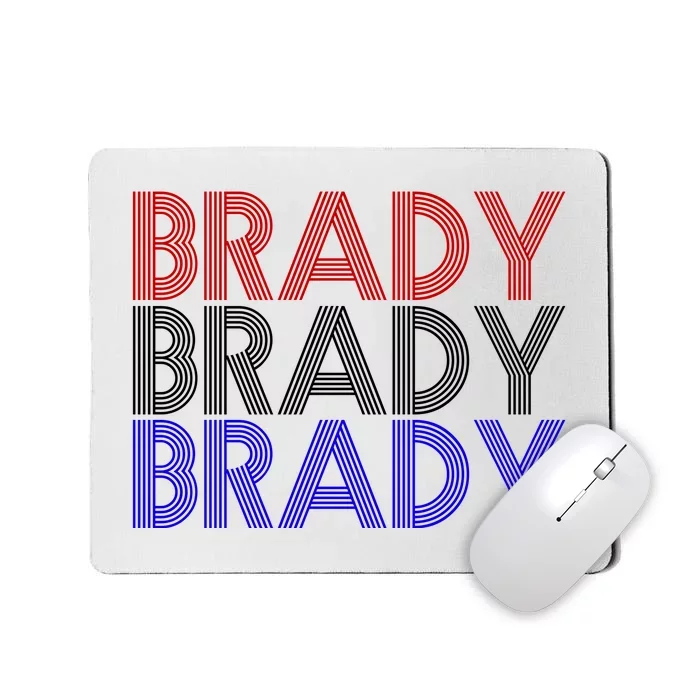 Retro Brady Brady Brady Mousepad