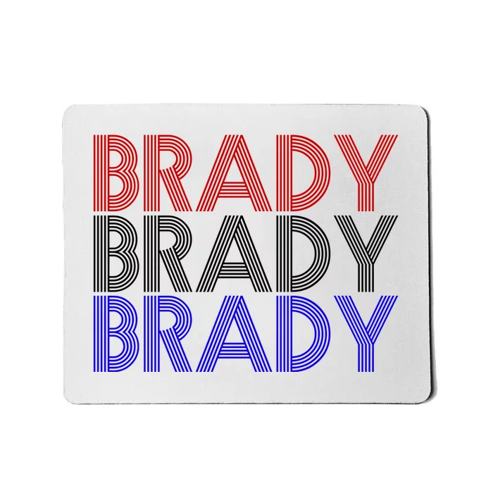 Retro Brady Brady Brady Mousepad