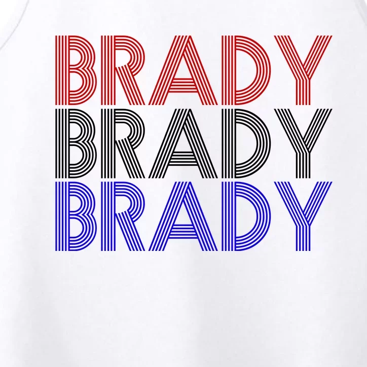 Retro Brady Brady Brady Performance Tank