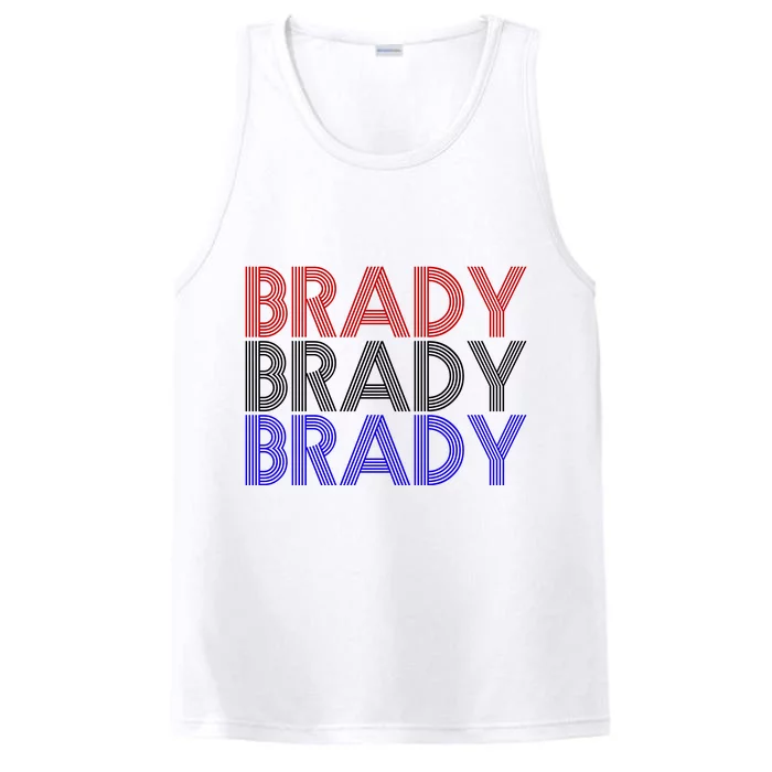 Retro Brady Brady Brady Performance Tank