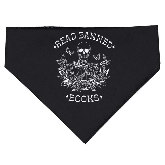 Read Banned BooksBookish Crewneck Skeleton USA-Made Doggie Bandana