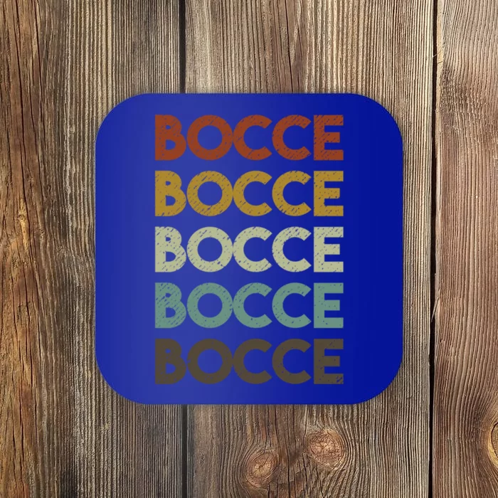 Retro Bocce Ball Cool Gift Coaster