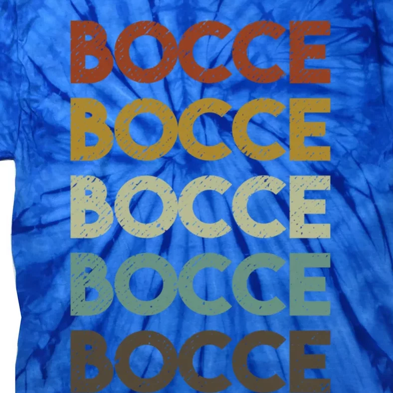 Retro Bocce Ball Cool Gift Tie-Dye T-Shirt