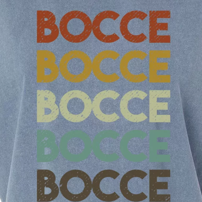 Retro Bocce Ball Cool Gift Garment-Dyed Women's Muscle Tee