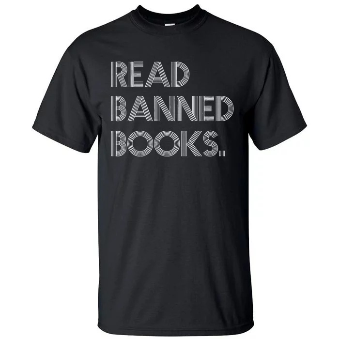 Read Banned Books Librarians Banned Books Week Retro Vintage Tall T-Shirt