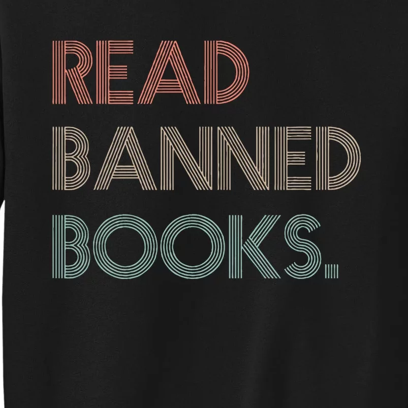 Read Banned Books Librarians Banned Books Week Retro Vintage Sweatshirt