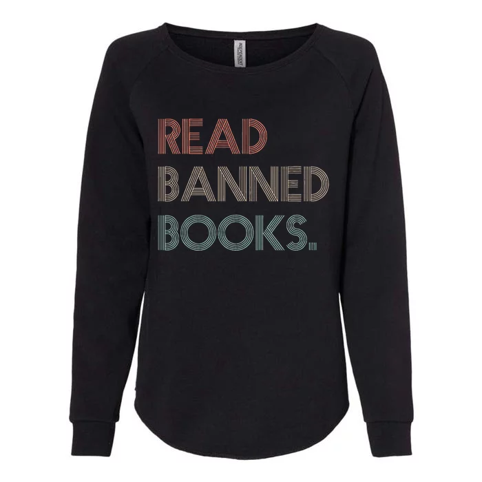 Read Banned Books Librarians Banned Books Week Retro Vintage Womens California Wash Sweatshirt