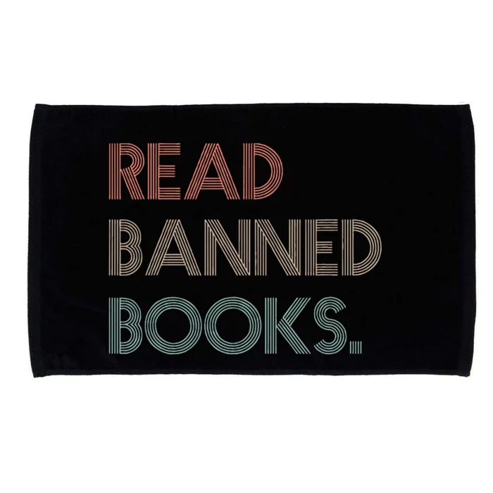 Read Banned Books Librarians Banned Books Week Retro Vintage Microfiber Hand Towel