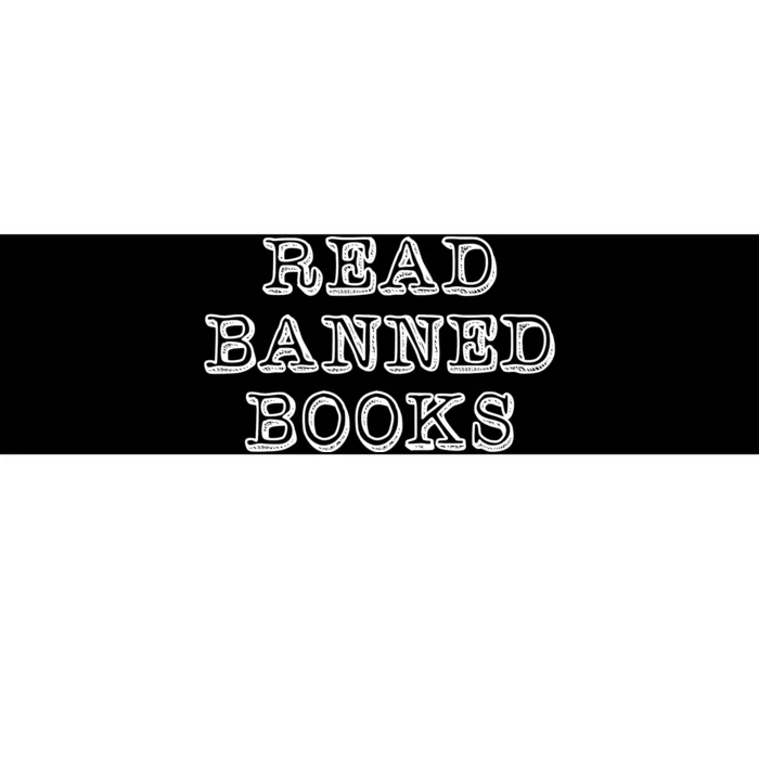 Read Banned Books Bumper Sticker