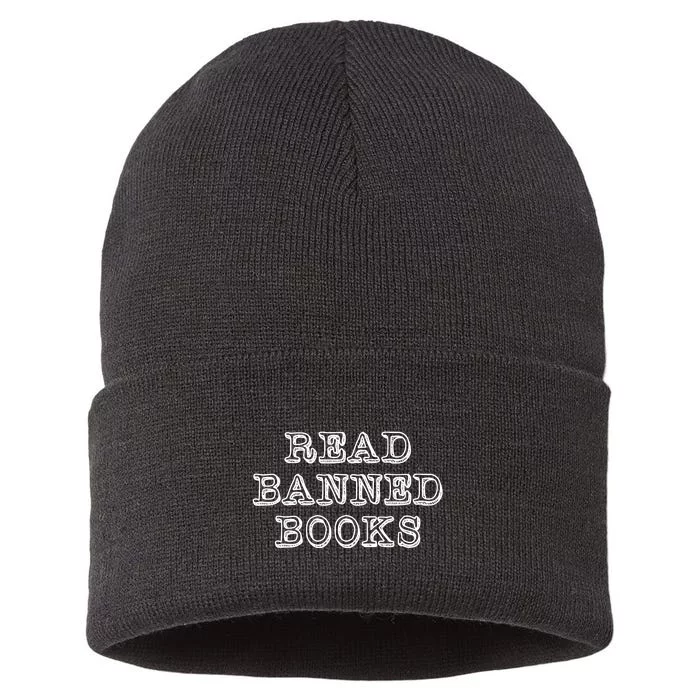 Read Banned Books Sustainable Knit Beanie