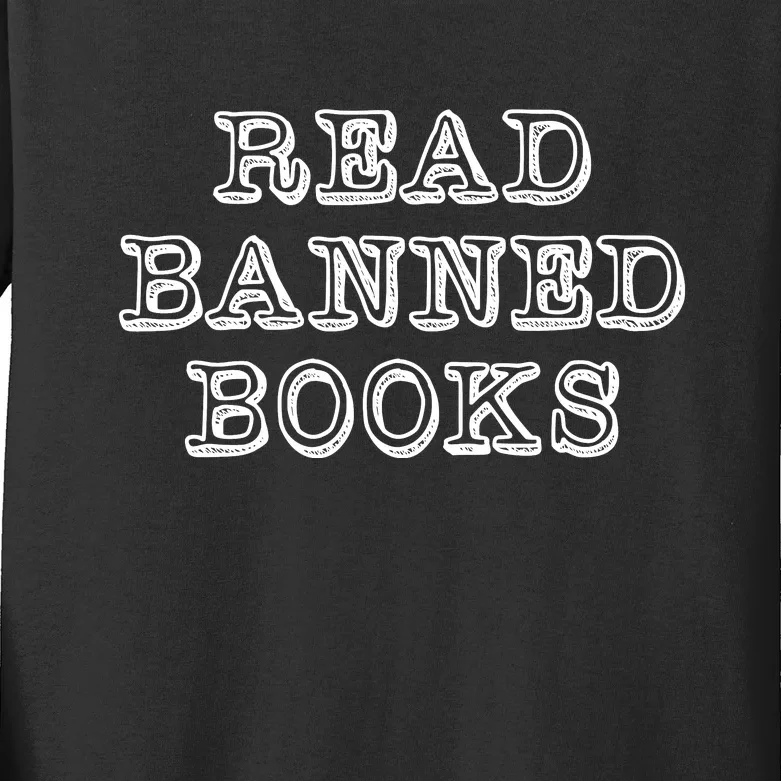 Read Banned Books Kids Long Sleeve Shirt