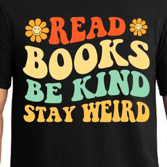 Read Books Be Kind Stay Weird Book Lover Bookworm Reader Pajama Set