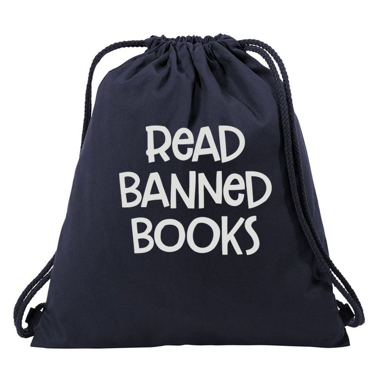 Read Banned Books Drawstring Bag