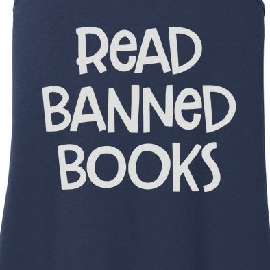 Read Banned Books Ladies Essential Tank