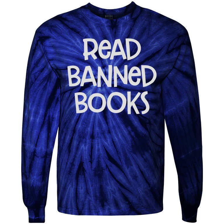 Read Banned Books Tie-Dye Long Sleeve Shirt