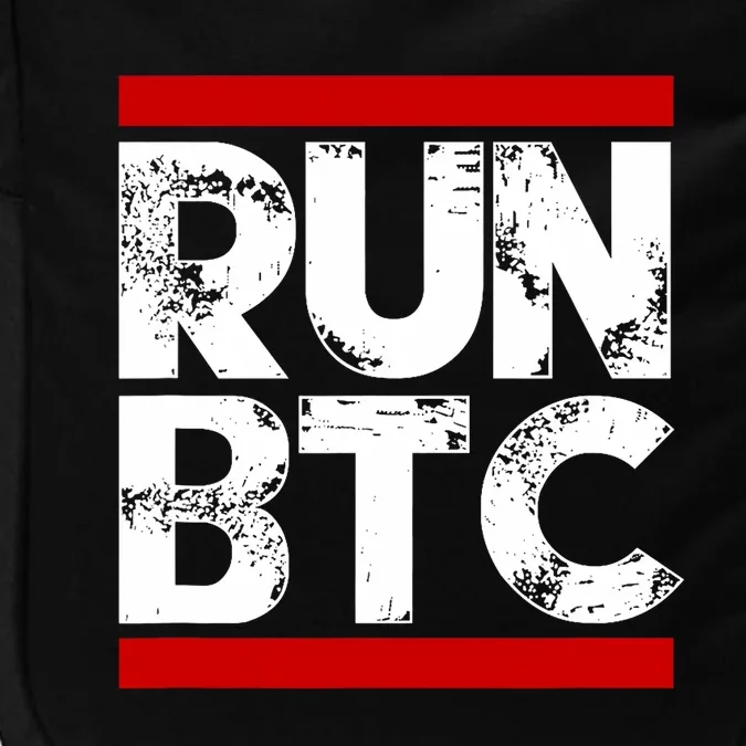 Run Btc Bitcoin Cryptocurrency Impact Tech Backpack