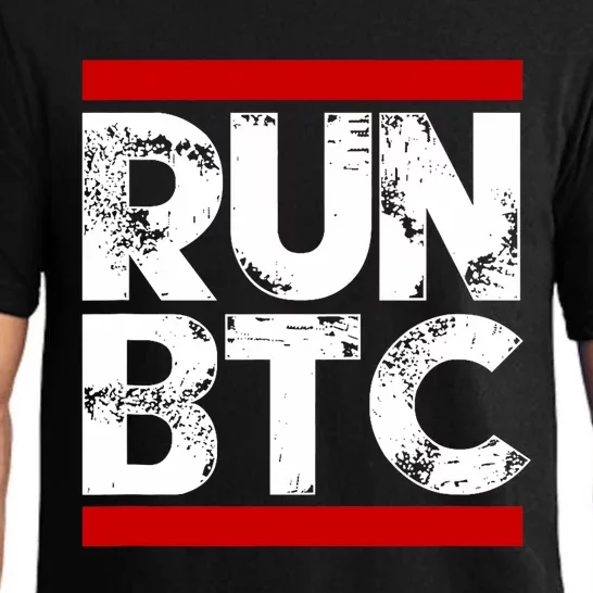 Run Btc Bitcoin Cryptocurrency Pajama Set