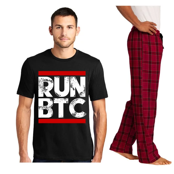 Run Btc Bitcoin Cryptocurrency Pajama Set