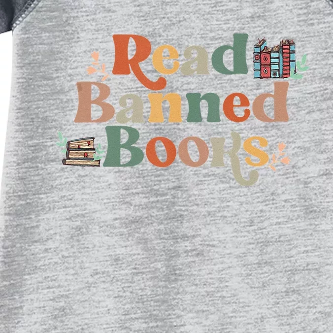 Read Banned Books Week Reading Freedom Librarian Infant Baby Jersey Bodysuit