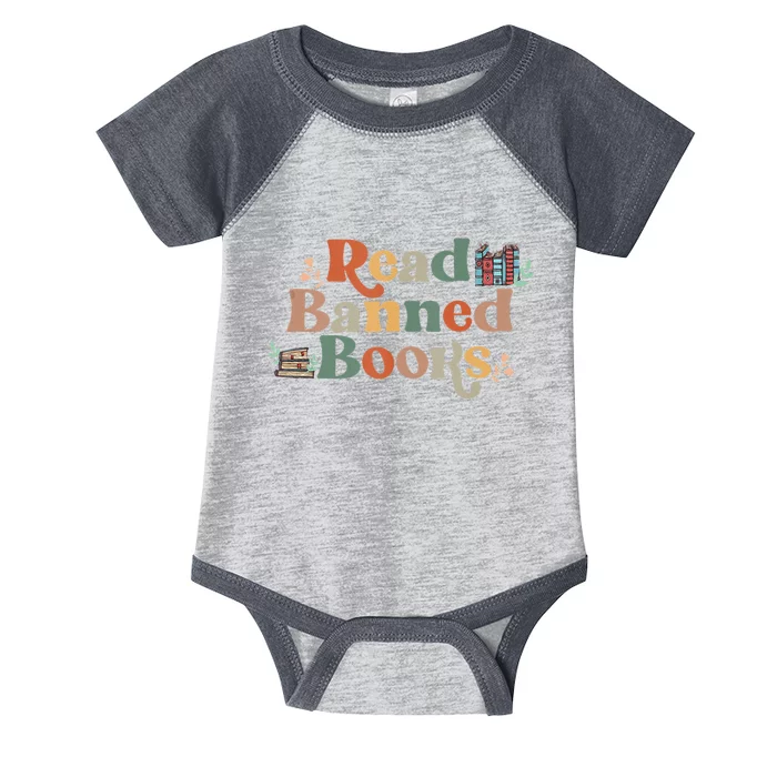 Read Banned Books Week Reading Freedom Librarian Infant Baby Jersey Bodysuit