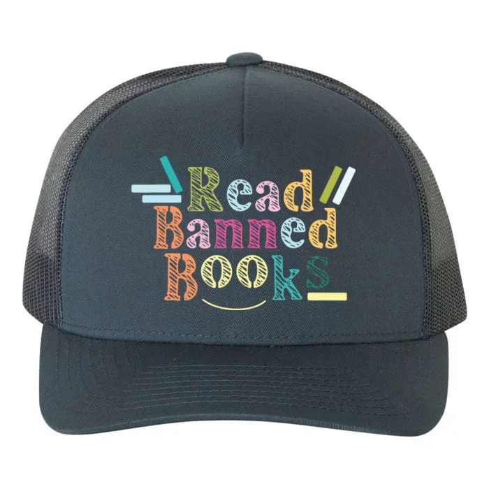 Read Banned Books Banned Books Yupoong Adult 5-Panel Trucker Hat