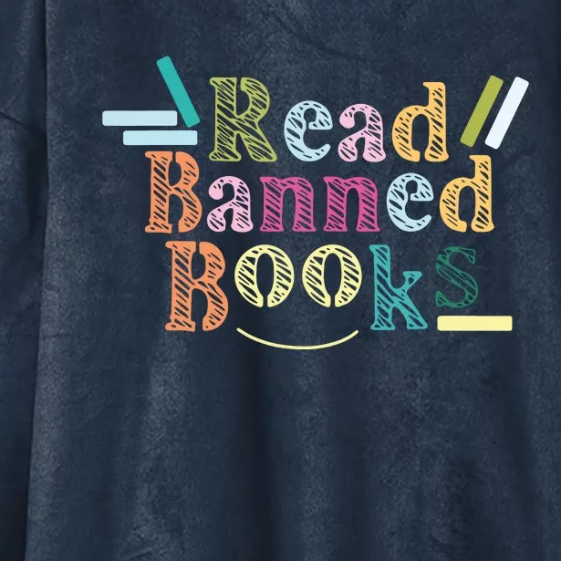 Read Banned Books Banned Books Hooded Wearable Blanket