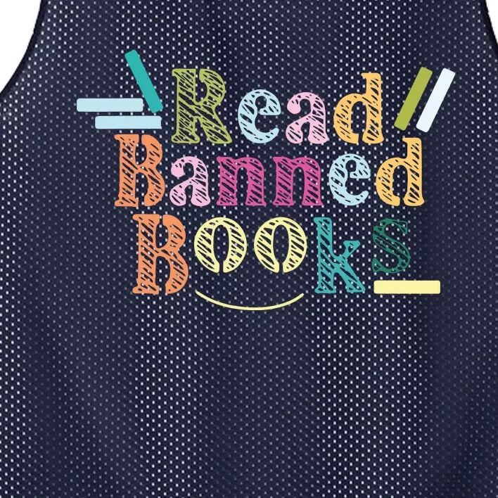 Read Banned Books Banned Books Mesh Reversible Basketball Jersey Tank