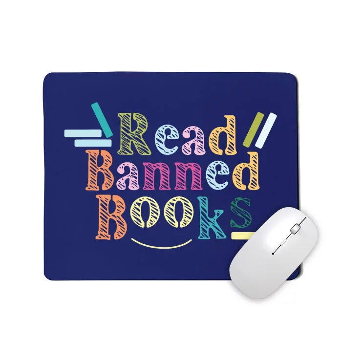 Read Banned Books Banned Books Mousepad