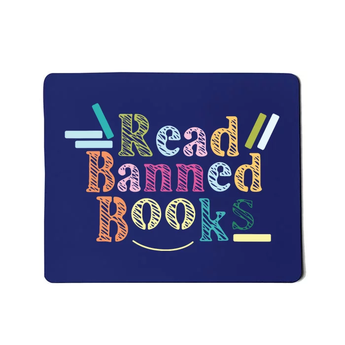 Read Banned Books Banned Books Mousepad