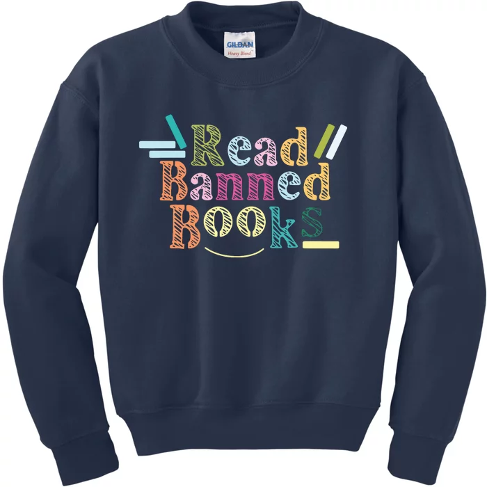 Read Banned Books Banned Books Kids Sweatshirt