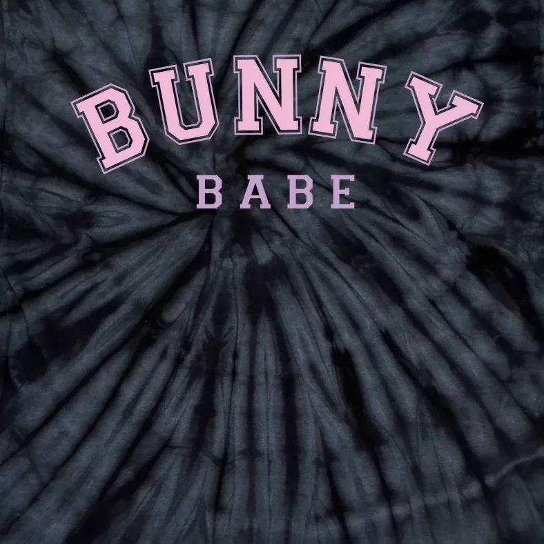 Retro Bunny Babe Funny Easter Day Tie-Dye T-Shirt