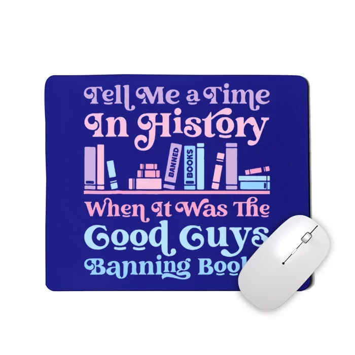 Reading Banned Books Book Lovers Reader I read banned books Mousepad